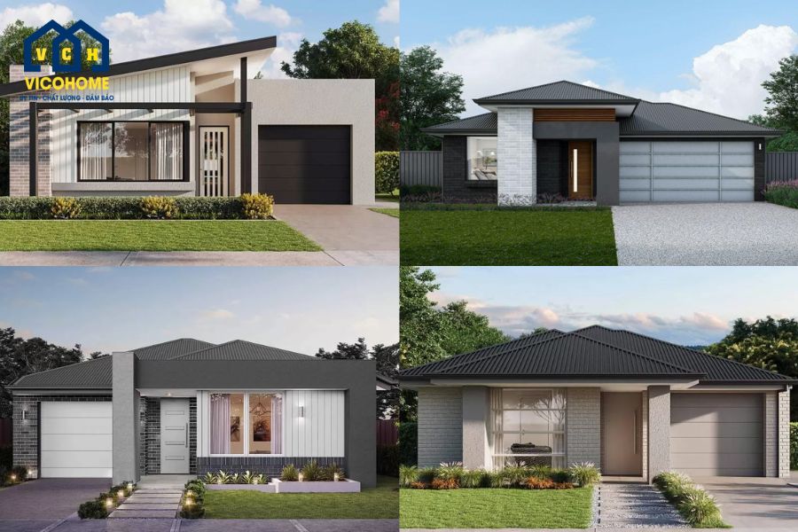 mẫu nhà 1 tầng 120m2