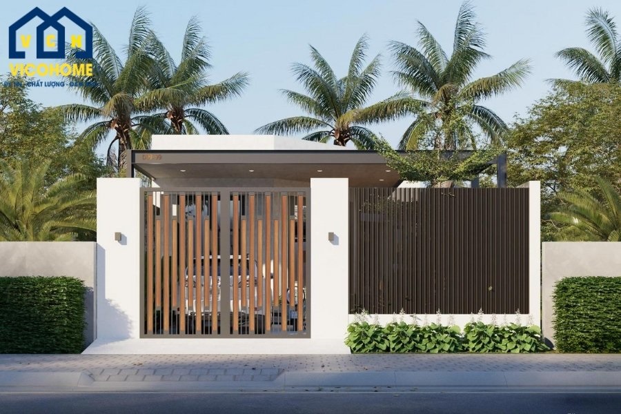 mẫu nhà 1 tầng 6x17m