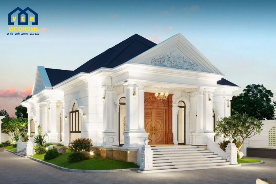 mẫu nhà 1 tầng 9x10m
