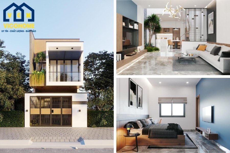 Mẫu nhà 2 tầng 5x15