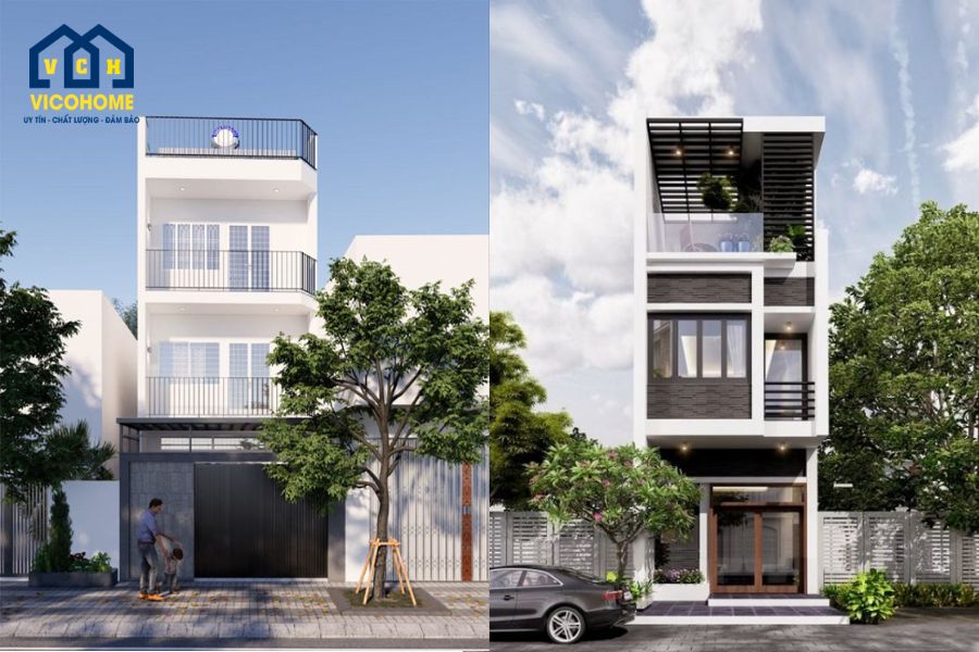 mẫu nhà 3 tầng đẹp giá 1 tỷ