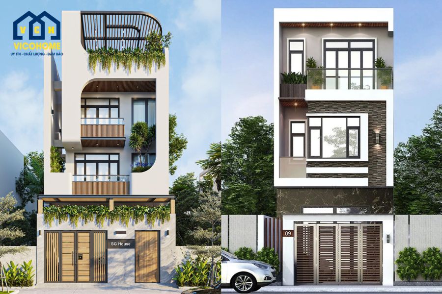 Top 30+ mẫu nhà 3 tầng đẹp 2025 - Thiết kế hiện đại, đa dạng phong cách