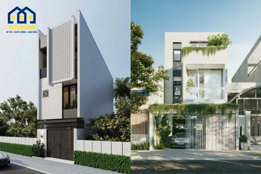 mẫu nhà 3 tầng đơn giản đẹp