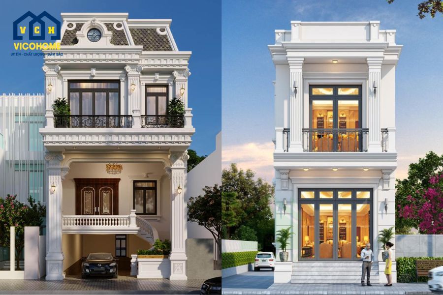 Mẫu nhà 6x15m 2 tầng