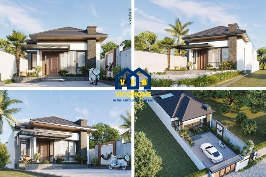 mẫu nhà 7x15 1 tầng