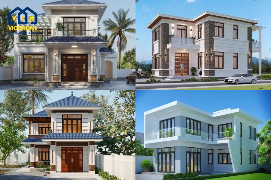 Các mẫu nhà đẹp 2 tầng