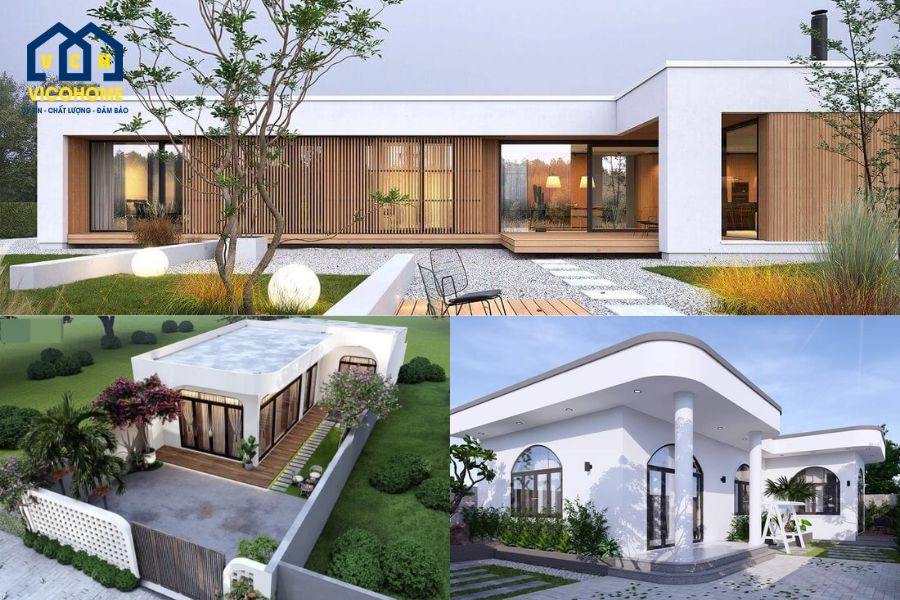 nhà 1 tầng chữ l