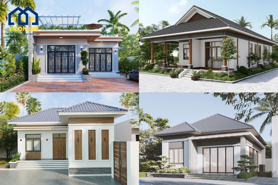 nhà 1 tầng đẹp