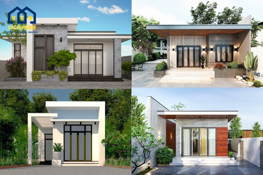 nhà 1 tầng đơn giản