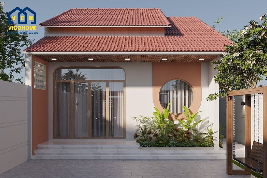 nhà 1 tầng mái ngói