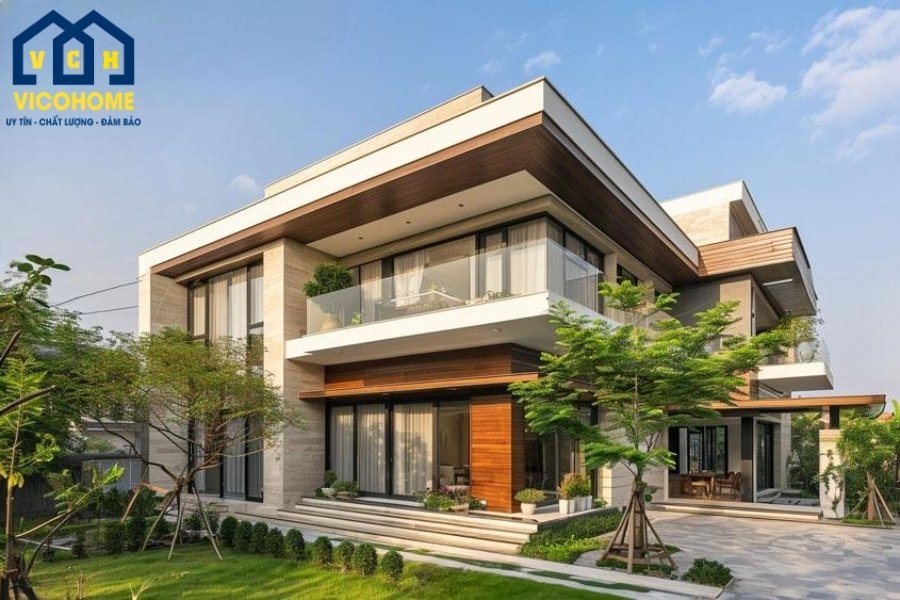 nhà 2 tầng 3 phòng ngủ