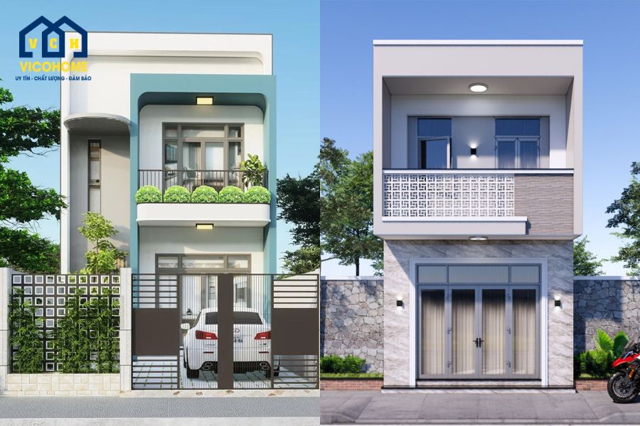 Nhà 2 tầng 5x20