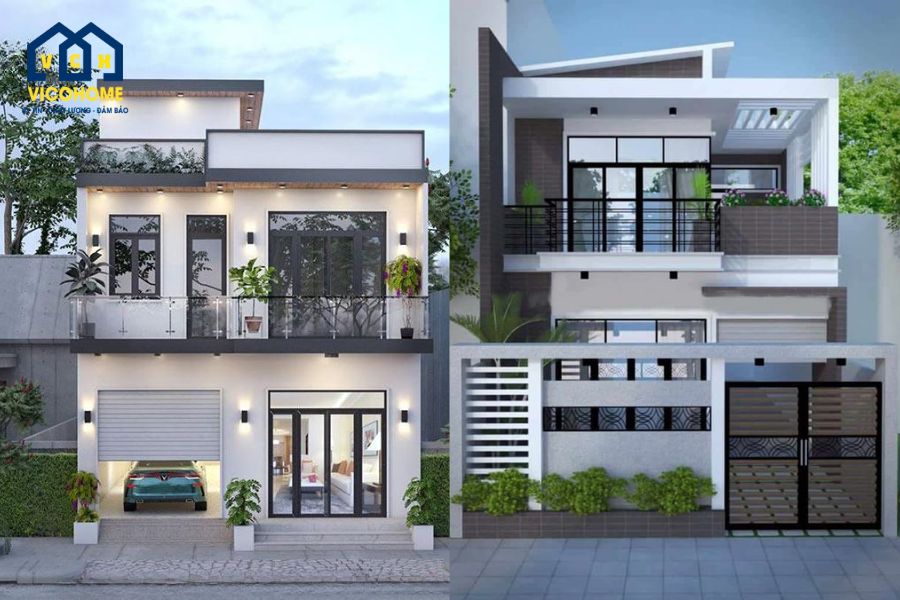 Nhà 2 tầng 7x10m hiện đại