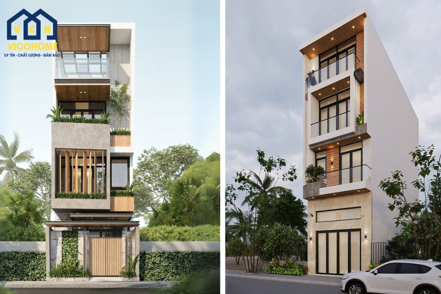 nhà 4 tầng 60m2