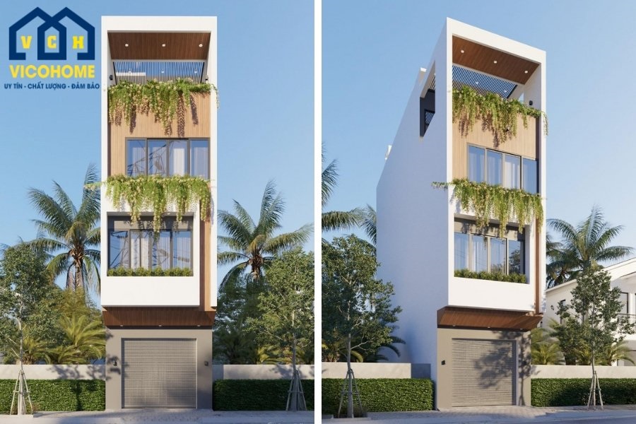nhà đẹp 4 tầng hiện đại