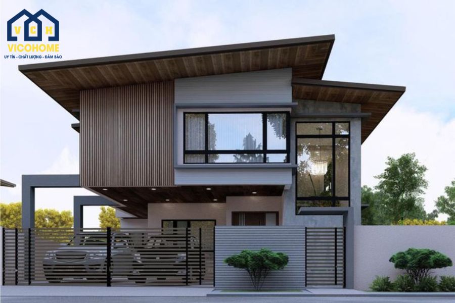 nhà khung thép 2 tầng hà nội
