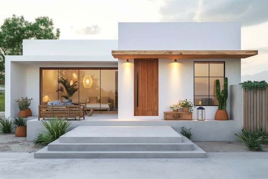 nhà khung thép tiền chế 1 tầng