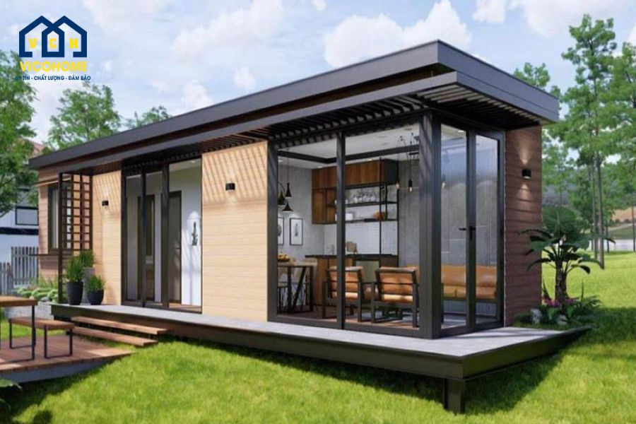 nhà lắp ghép 1 tầng