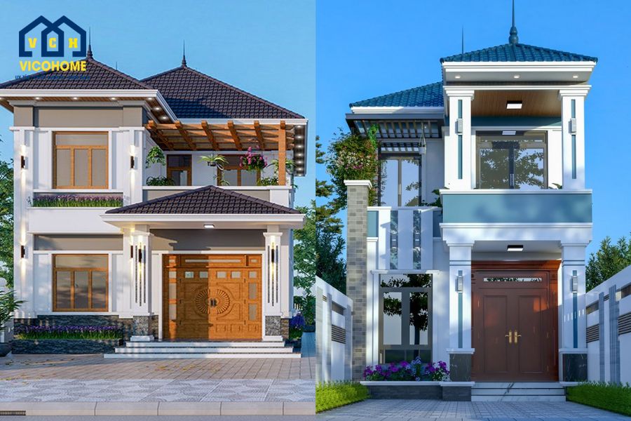 nhà mái nhật ngang 6m