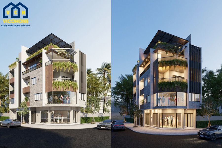 nhà phố 4 tầng kết hợp kinh doanh