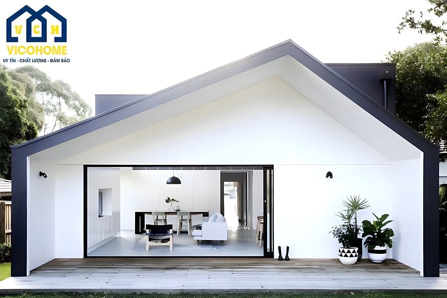 nhà tiền chế 1 tầng