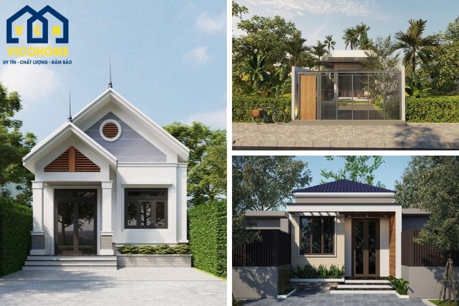 những mẫu nhà 1 tầng đẹp