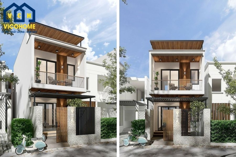 những mẫu nhà 2 tầng đẹp