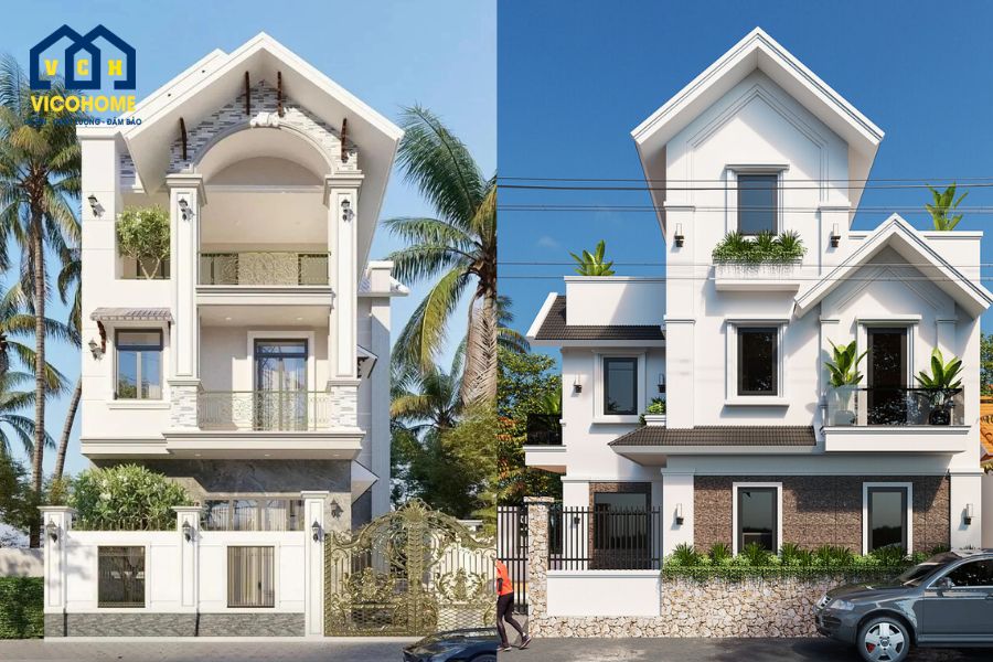 thiết kế nhà 3 tầng đẹp