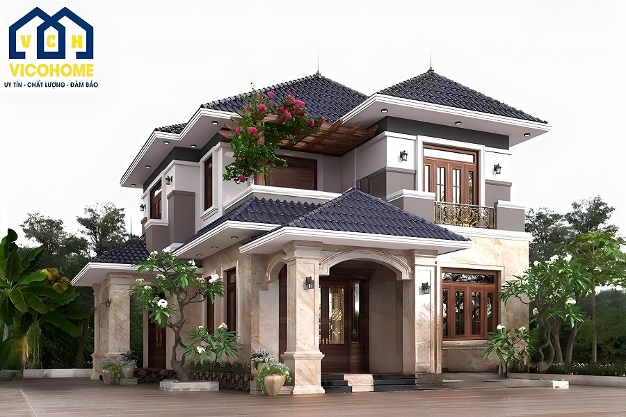 xây nhà mái nhật