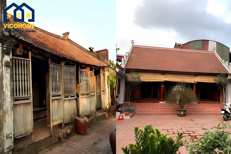 cải tạo nhà cấp 4 cũ 3 gian