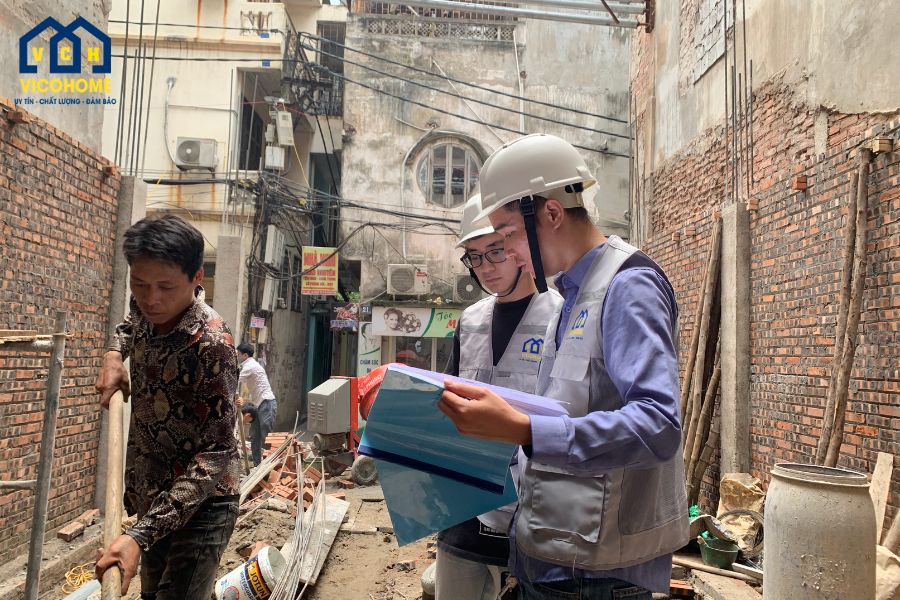 giám sát thi công phần thô