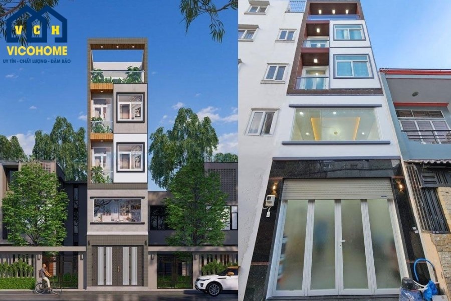 kinh nghiệm xây nhà phố