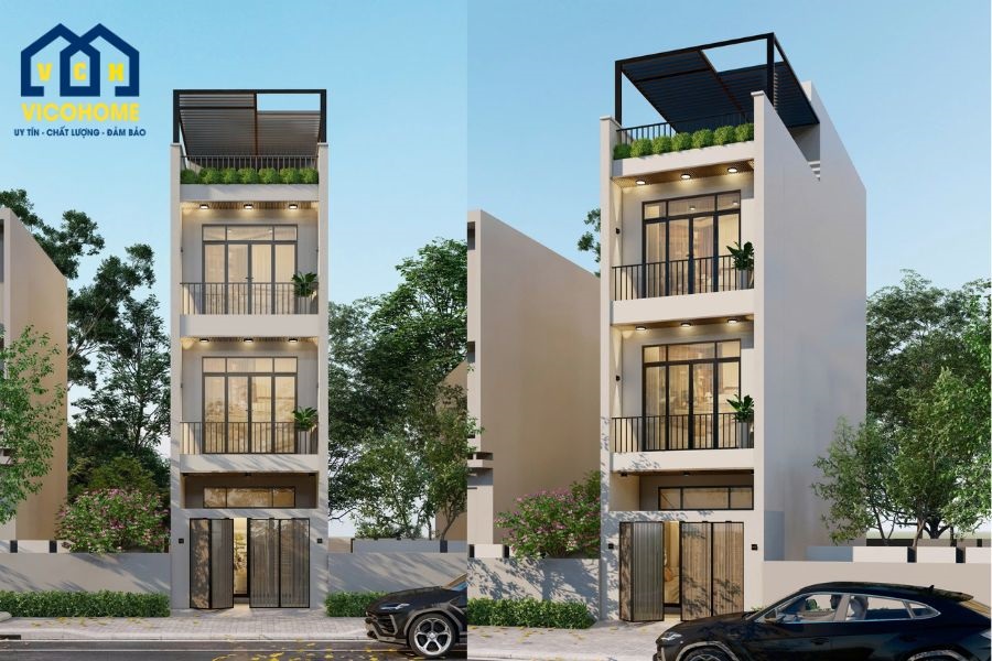 nhà phố tối giản